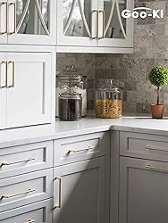 Shining Golden Cabinet Pull Modern Minimalist Style