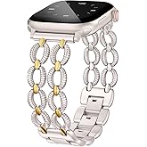 Minyee Compatible with Apple Watch Band 41/40/38/44/45/46/49/42mm Women, Dressy Pretty Metal Strap Double Chain Twisted Designer Fancy link Bracelet for iWatch Series 11 10 9 Ultra SE 8 7 6 5 4 3 2 1