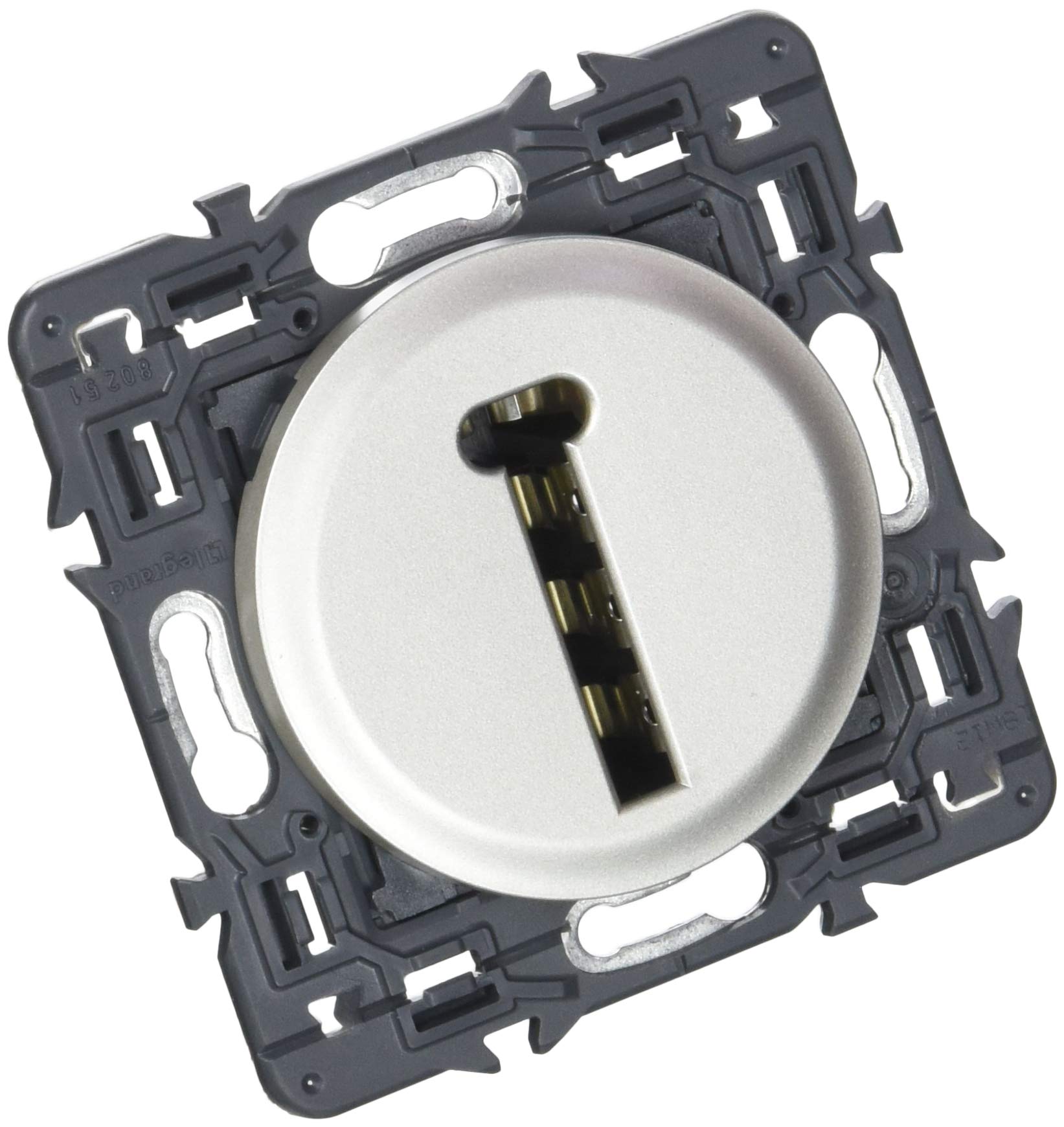 Legrand Céliane Telephone Plug, Titanium — image 1
