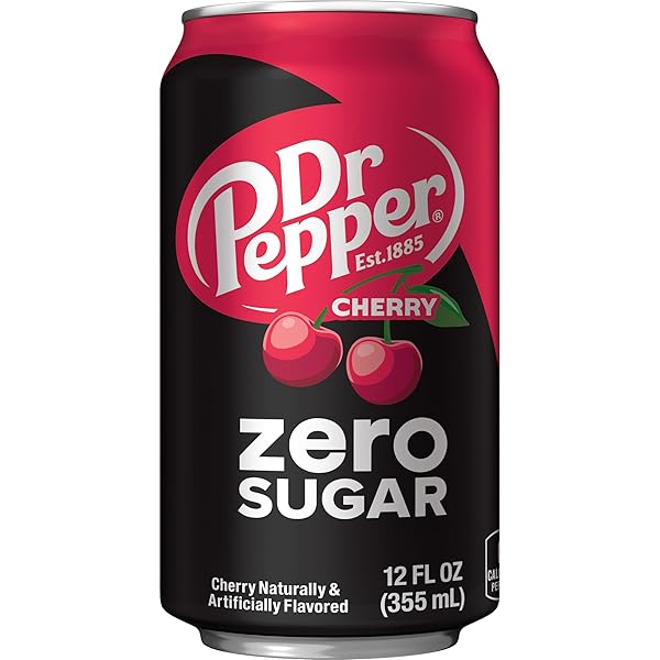 DR PEPPER ZERO SUGAR – CHERRY, 12 OZ, 12 PK