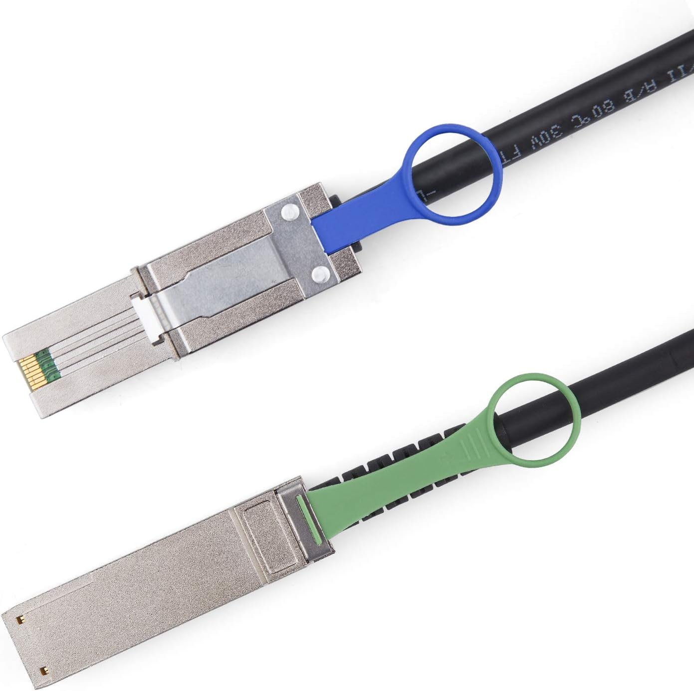 10Gtek® QSFP (SFF-8436) to MiniSAS HD SFF-8088 DDR Hybrid SAS Cable