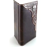 Ariat Men's Distressed Corner Over Circle Rodeo Wallet