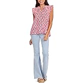 Mud Pie Womens Mud Pie Women's Beatrix Flutter Top