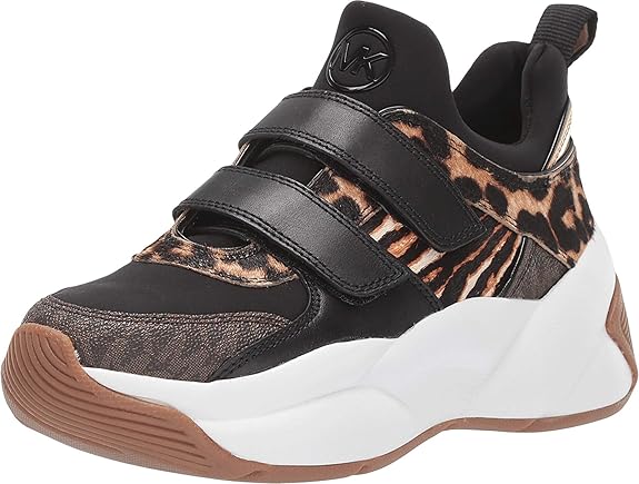 keeley canvas and leather trainer