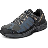 Orthofeet Avalon Orthopedic Men's Hiking Shoes | Waterproof Trail Runners, Slip Resistant Stable Lugged Sole, Anatomical Arch Support, Ergonomic Cushioning, Wide Toe Box