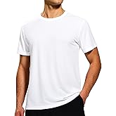 MIER Mens Dry Fit Workout T-Shirts Athletic Running Tshirt Short Sleeve Lightweight Airy Gym Sport Tee Shirt, Crew Neck