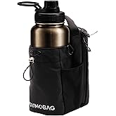 GYMOBAG Magnetic Gym Bag for Men & Women – Strong Magnets, Waterproof Crossbody Sling with AirTag Pocket & Pouch –Magnetic Water Bottle Holder Fits 64oz, Travel/Sports/Work Bag Ideal for Everyday Use