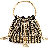 Sweetovo Sparkly Diamond Evening Bag Clutch Purses for Women Rhinestone Purse Glitter Handbag for Party Prom Cocktail Wedding