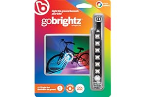 Brightz GoBrightz LED Bike Frame Light - LED Bike Frame Light for Night Riding - 4 Modes for Flashing or Constant Glow Light 
