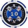 Brybelly Ace Casino Poker Chip Heavyweight 14-gram Clay Composite – Pack of 50