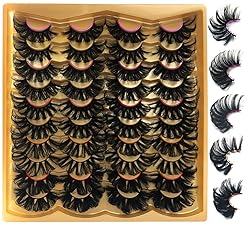 25MM Mink Lashes 25 mm False Eyelashes Long 20