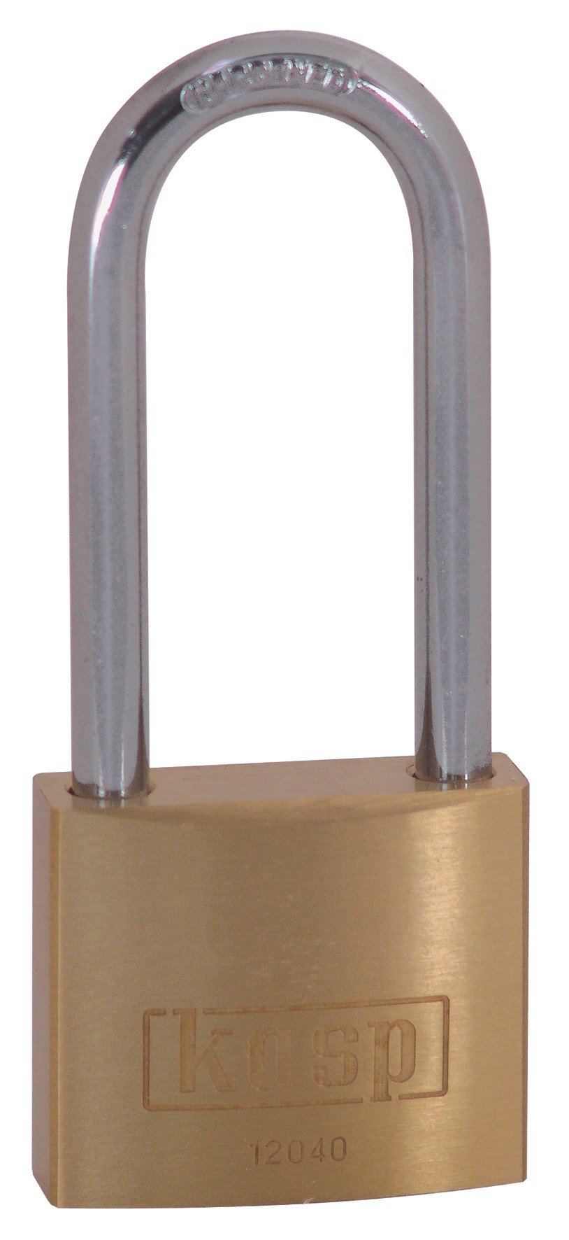 Kasp 120 Brass Padlock - 40 x 55 Millimeters - Long Shackle - KA20401 - Keyed Alike