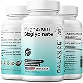 Magnesium Bisglycinate 200mg - High Absorption Chelated Magnesium Supplement - Gentle on Stomach, Non-GMO, Gluten-Free, Supports Sleep, Muscle Cramps & Positive Mood - 120 Vegan Capsules