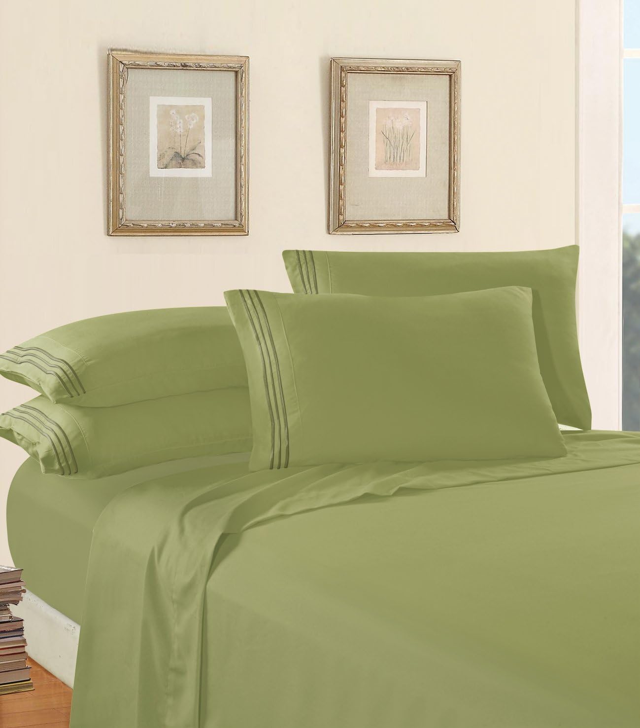 Luxury Bed Sheet Set on Amazon! Elegant Comfort ThreeLine