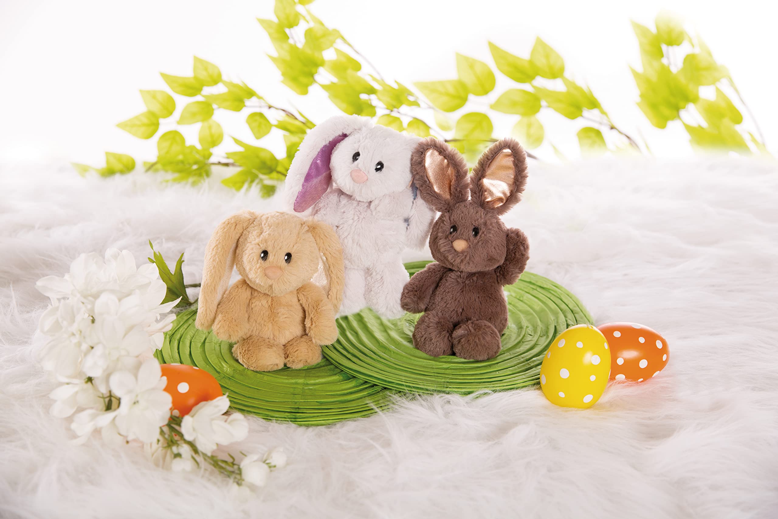 NICI Kuscheltier Hase Hellbraun 20 cm – Stofftier aus weichem Plüsch, niedliches Plüschtier zum Kuscheln und Spielen, für Kinder & Erwachsene, 48664, tolle Geschenkidee, braun 2