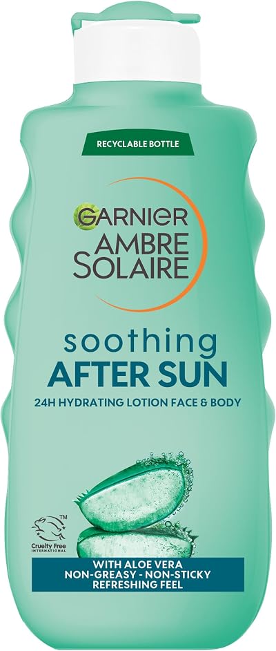 Garnier Ambre Solaire After Sun Lotion 175ml Aloe Vera Hydration 24h
