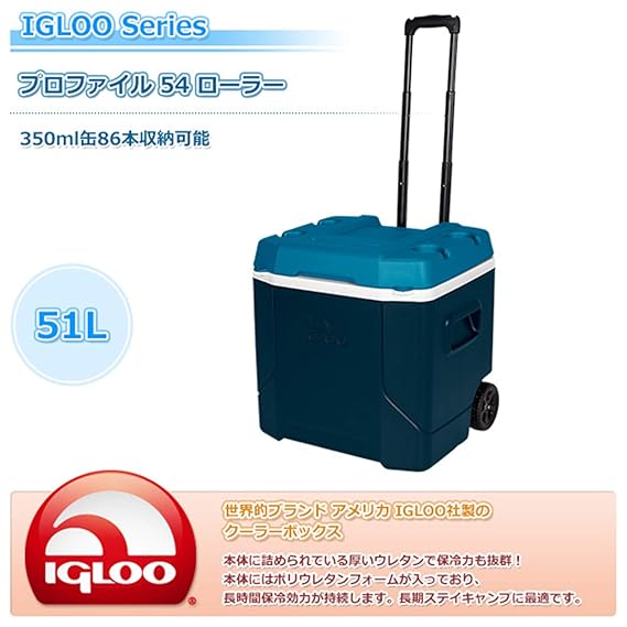 IGLOO Profile 54 - Rodillo para Bicicleta, Color Azul, Blanco y ...