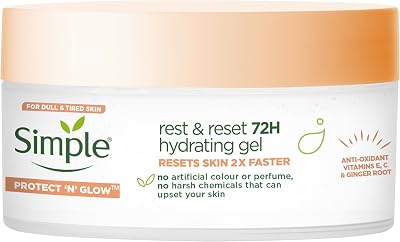 Simple Protect ’N’ Glow Rest and Reset 72h Hydrating Gel 50 ml Vegan