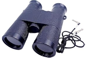 MAGIKON Toy Binoculars with Neck String, Camping Birthday Party Supplies Nature Exploration Toys for Outdoors Indoors, 4.6 x 3.5 inches