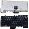 Siakoocty Laptop Replacement US Layout with Pointing with Backlight Keyboard for Dell Latutude E6400 E6410 E6500 E6510 E5410 E5510 E5400 E5500 Precision M2400 M4400 M4500