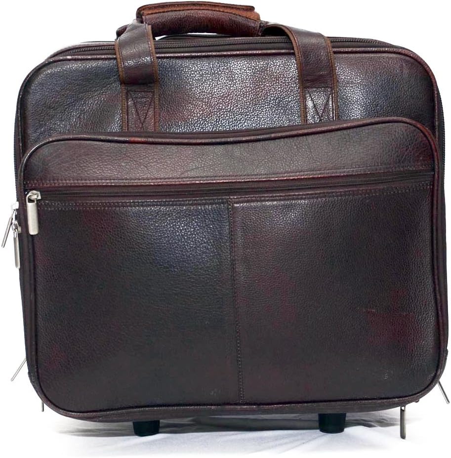 Hidekin Men's Columbae The Companion Leather Luggage Bag