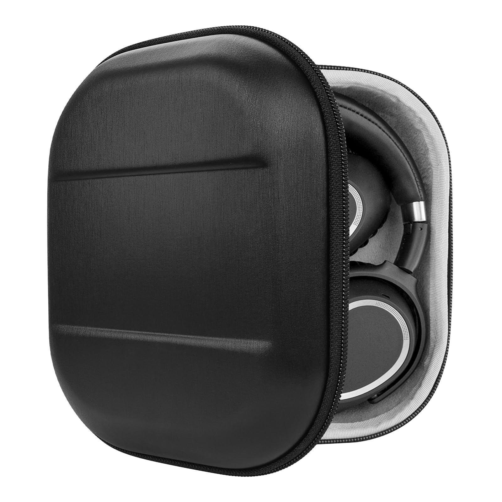 Geekria Shield Headphones Case Compatible with Sennheiser PXC 550-II, Bose QC Ultra, Skullcandy Crusher ANC 2 and More, Replacement Hard Shell Travel Carrying Bag with Cable Storage (Black)