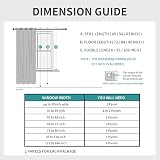Joydeco Blackout Curtains 72 Inch Set Thermal Insulated 2 Panels Brown view 6