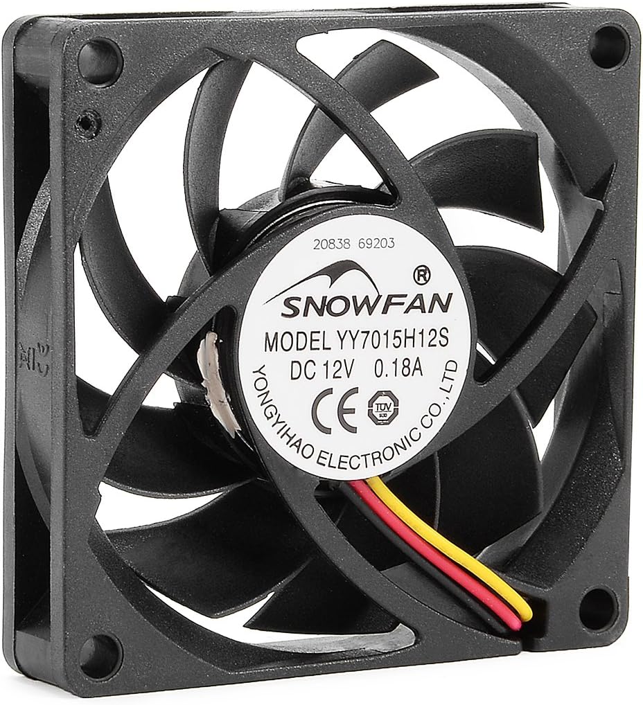 Nexus 70mm Real Silent Case Fan - 3.7 - Desktop - 21.1 CFM - 19.8 DB(A) - 2400 RPM, , large