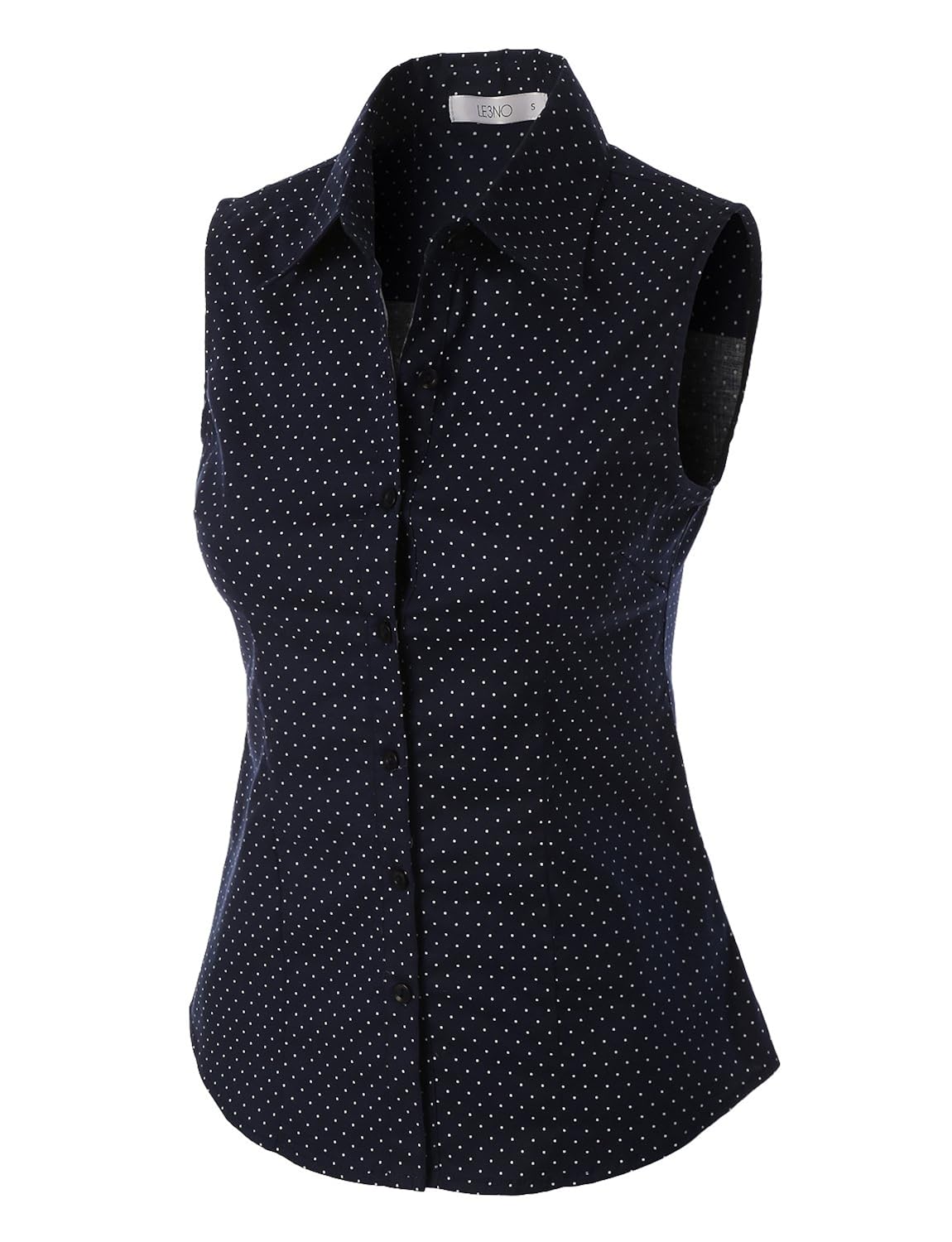 View Black Cotton Sleeveless Shirt Gif