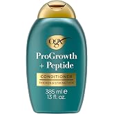 OGX ProGrowth + Peptide Conditioner, 13 fl oz | Thickening, Moisturizes, Reinforces and Strengthens Hair, Reduces Hair Fall Due to Breakage