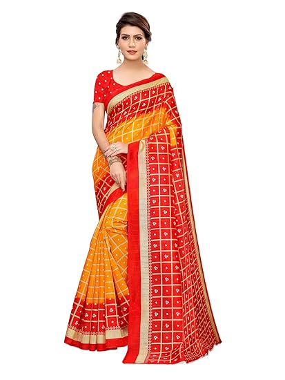 Art Silk Saree with Blouse Piece