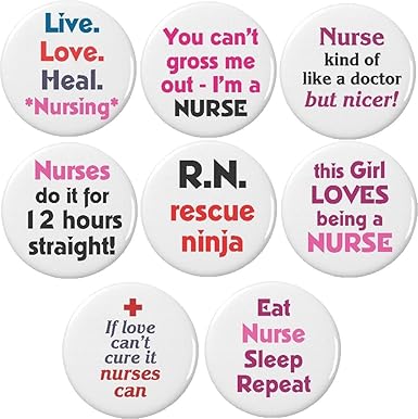 Avoir Images Amazon Com Set 8 Live Love Heal Nursing Nurse Funny Humor Quotes dernière par