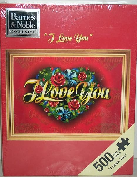 Amazon Com I Love You 500 Piece Puzzle Toys Games