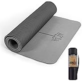 UMINEUX Yoga Mat Extra Thick 1/3'' Non Slip Yoga Mats for Women Eco Friendly TPE Fitness Exercise Mat with Carrying Sling & S