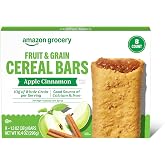 Amazon Grocery, Apple Cinnamon Fruit &amp; Grain Cereal Bars, 1.3 Oz, 8 Ct