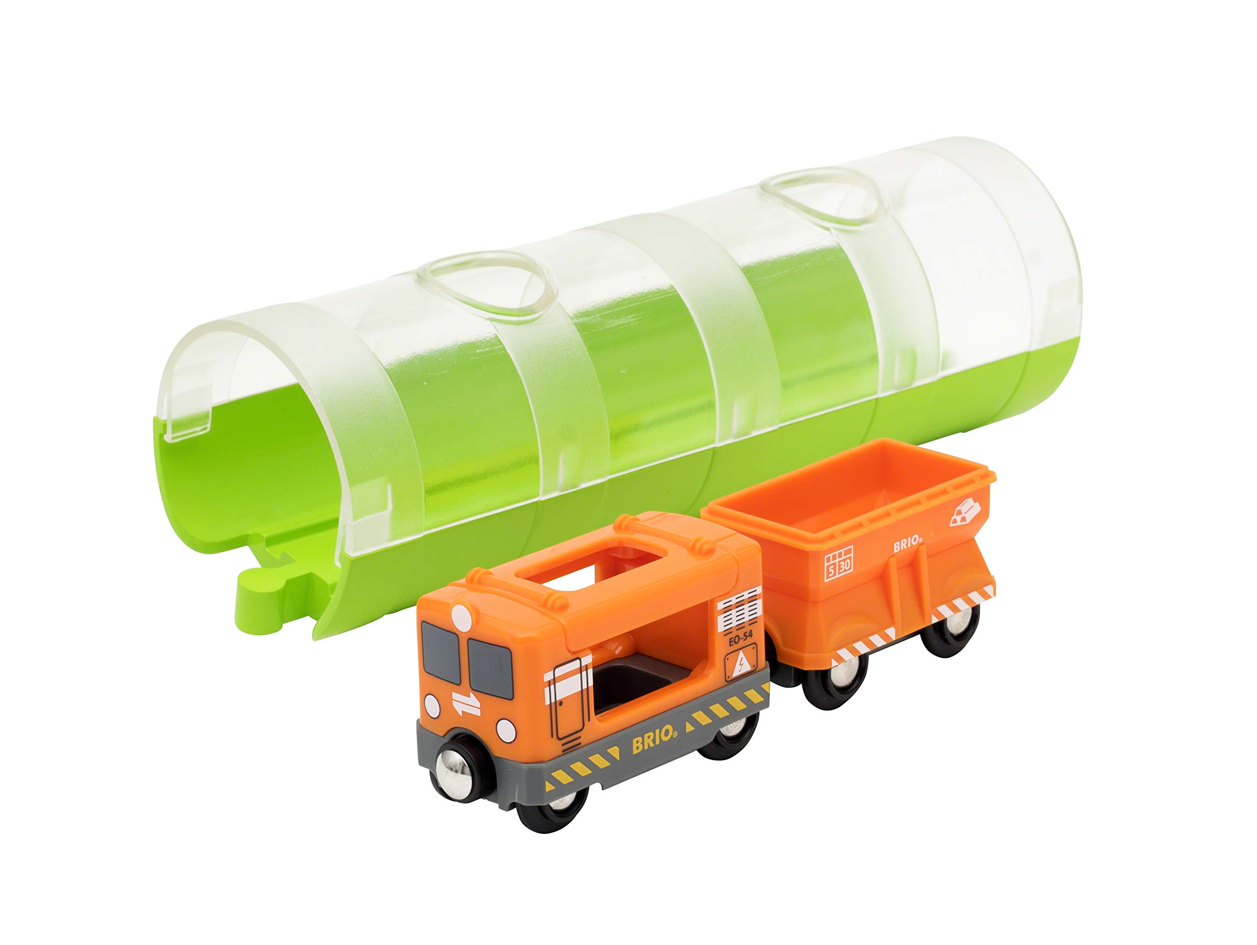 BRIO World Tunnel & Cargo Train for Kids Age 3 Years Up - Compatible with All BRIO Railway Sets & Accessories
