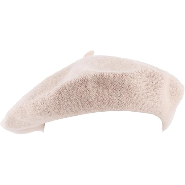 【Bibiy.】　MONIQUE BERET XYIYI Black Wool Blend French Beret Hat Solid Color Beret