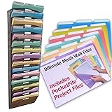 Ultimate Office Mesh Wall File Organizer, 15 Tier