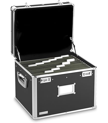 Amazon.com: Vaultz Locking Security Storage Box, Letter, 13 1/2W X