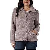 32 Degrees Heat Women's Cozy Fleece Button Front Jacket