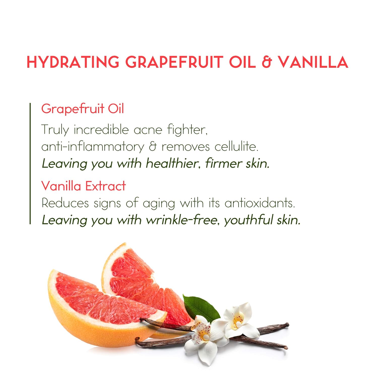 O Naturals Exfoliating Dead Sea Salt Grapefruit Essential Oil Face Body & Foot Scrub. w/Vanilla &. Hydrating Exfoliate Dead Skin, Best Anti Cellulite Acne Ingrown Hairs Corns, Men & Women Scrub 18oz : Beauty
