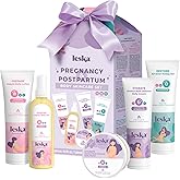 Leska Maternity Gift Set | Belly Lotion, Belly Oil, Stretch Mark Defense Cream & Belly Butter, Toning Gel | All-Stages Skincare for Pregnancy & Postpartum | New Mom Gifts (Set of 5, 4-4.93oz each)
