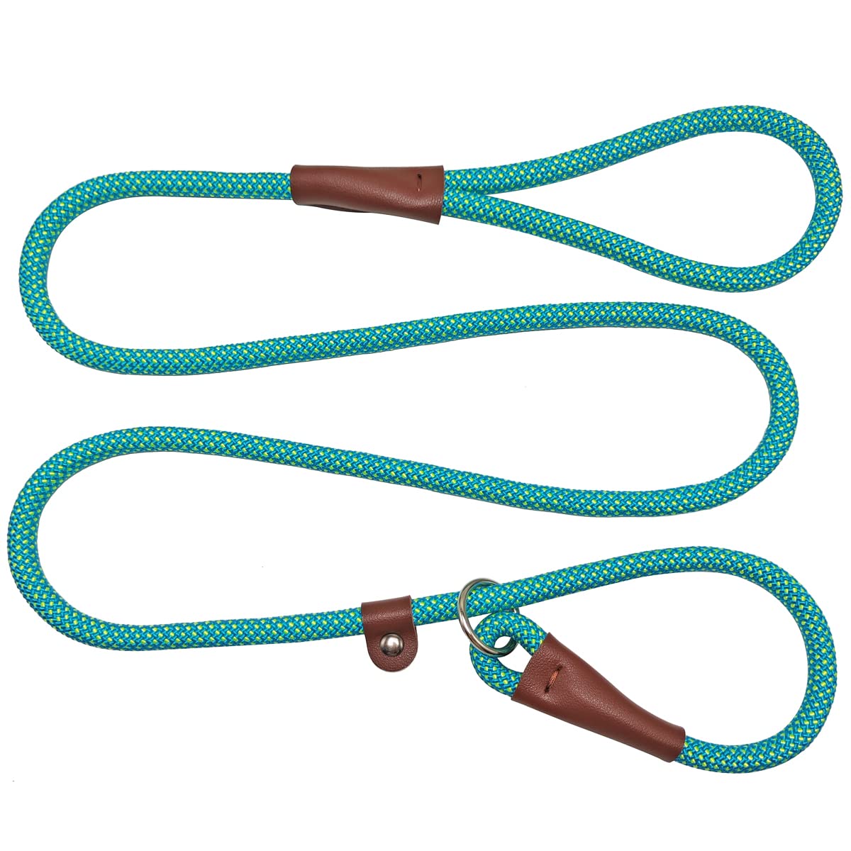 BTINESFUL Sturdy Slip Lead Dog Leash, 1/2" x 5 FT Strong Nylon Rope Training Leash for Large Medium Dogs No Pulling