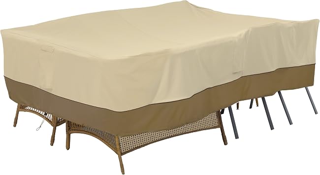 Amazon Com Classic Accessories Veranda Water Resistant 100 Inch General Purpose Patio Furniture Cover Garden Outdoor