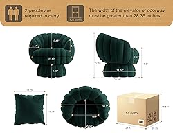 Mistpople Mid Century Modern 360 Degree Barrel
