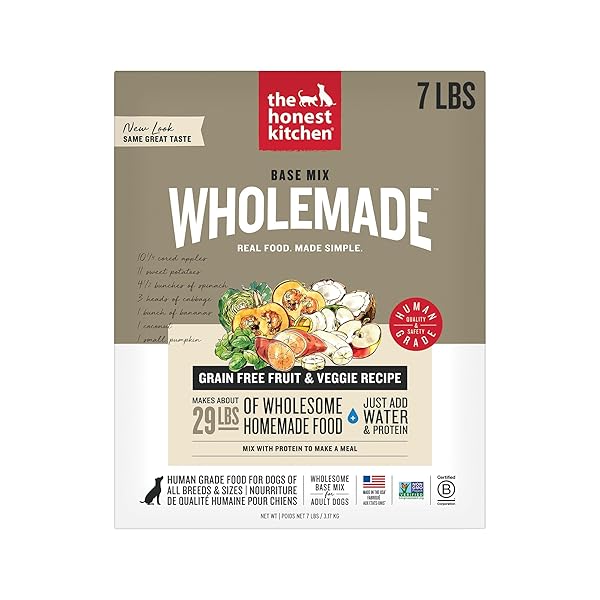 THE HONEST KITCHEN HUMAN GRADE WHOLEMADE™ DEHYDRATED GRAIN...