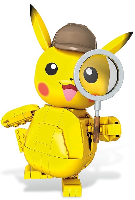 Mega Construx Detective Pikachu Figura Construible Juguete De Construcción De La Película Para Niños 8 Años Mattel Ggk28