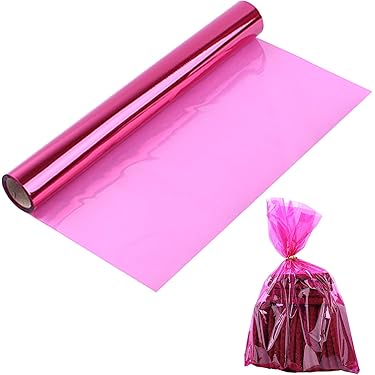 40 Hojas De Celofán De Colores 35x35 Cm + 120 Lazos Metálicos - Para Manualidades, Envolver Regalos, Golosinas Y Decoración