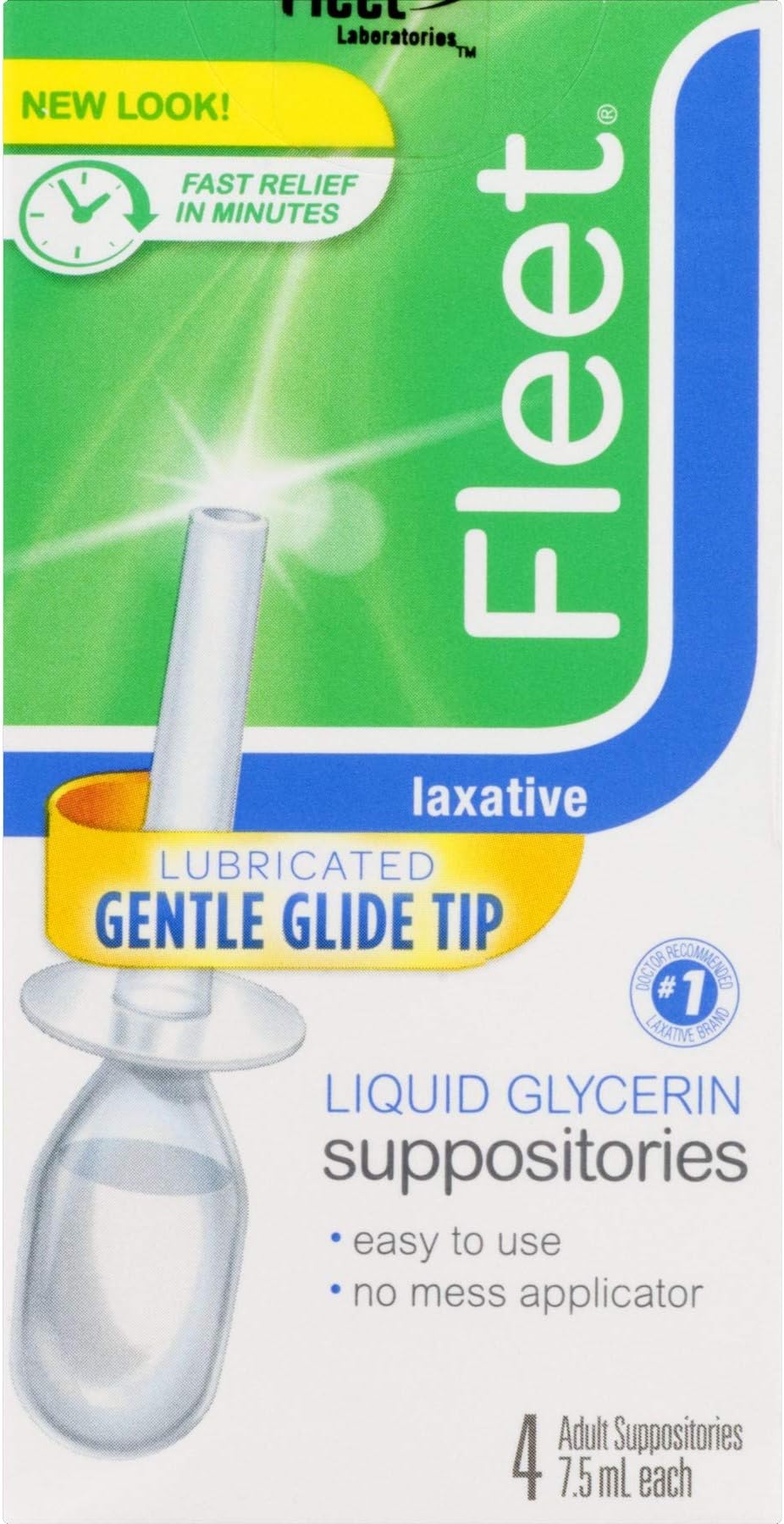 Fleet Liquid Glycerin Suppositories 4 Suppositories by Fleet Laboratories