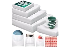 BIOBUBANA 390 Pcs Moving Supplies, 270 Foam Pouches & Foam Sheets, 4 Sizes Packing Foam Pouches with 120 Fragile Stickers for Protect Cushion Dishes China Storage Supplies (7.8X7.8", 7.8X12", 12X12", 12X16")